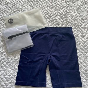 Brand new - Thigh Society Original 7” slip shorts Navy (size S/M)